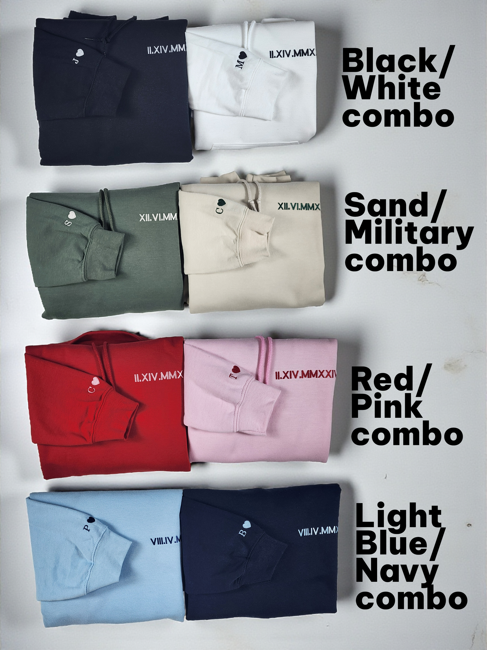 Valentine’s Day Personalized Hoodie Gift Box for Couples - 100 boxes available - FREE SHIPPING