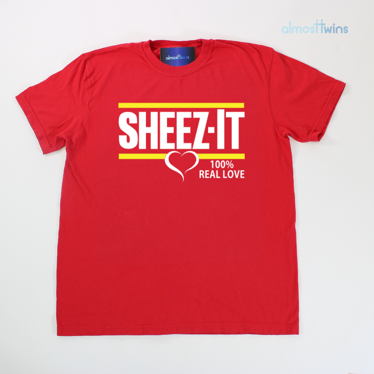 Funny Heez-it Sheez-it Tshirt for couples - AlmosT Twins