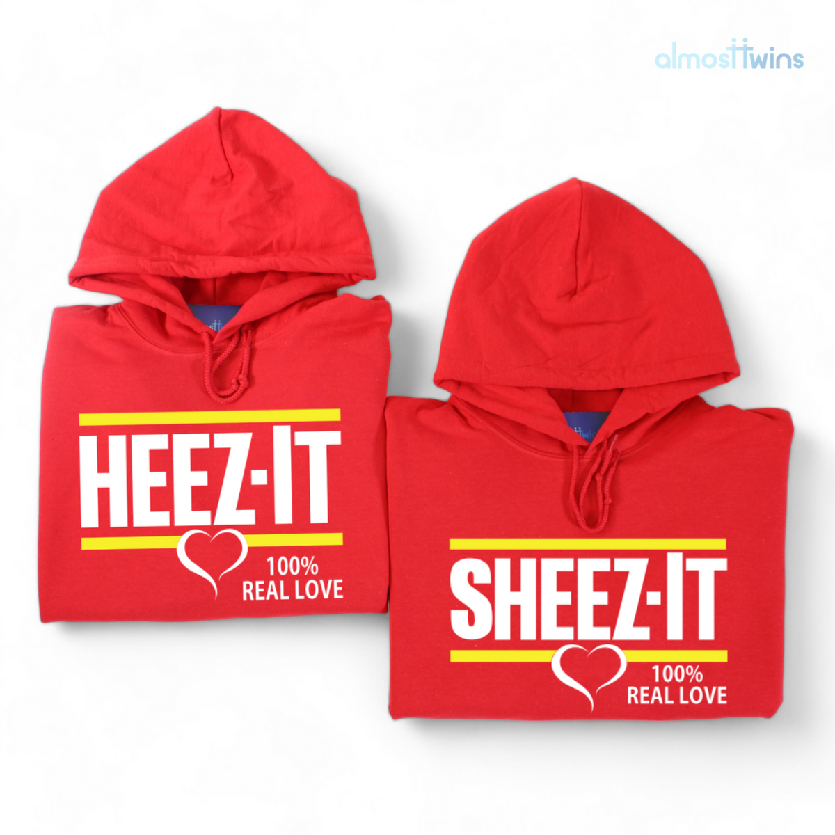 Funny Heez-it Sheez-it Hoodie for couples