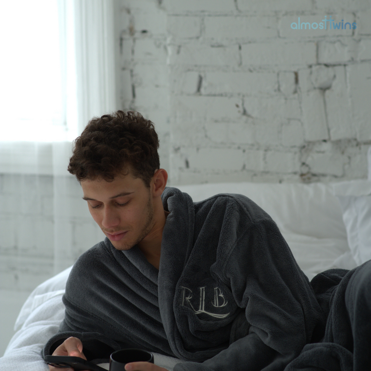 Monogramed Bath Robes - Personalized for couples