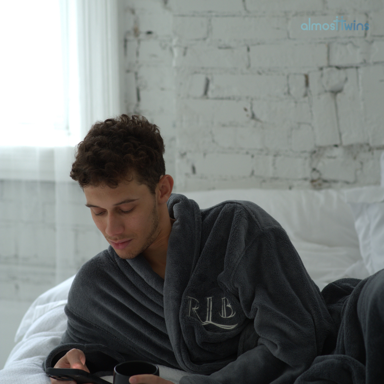 Monogramed Bath Robes - Personalized for couples