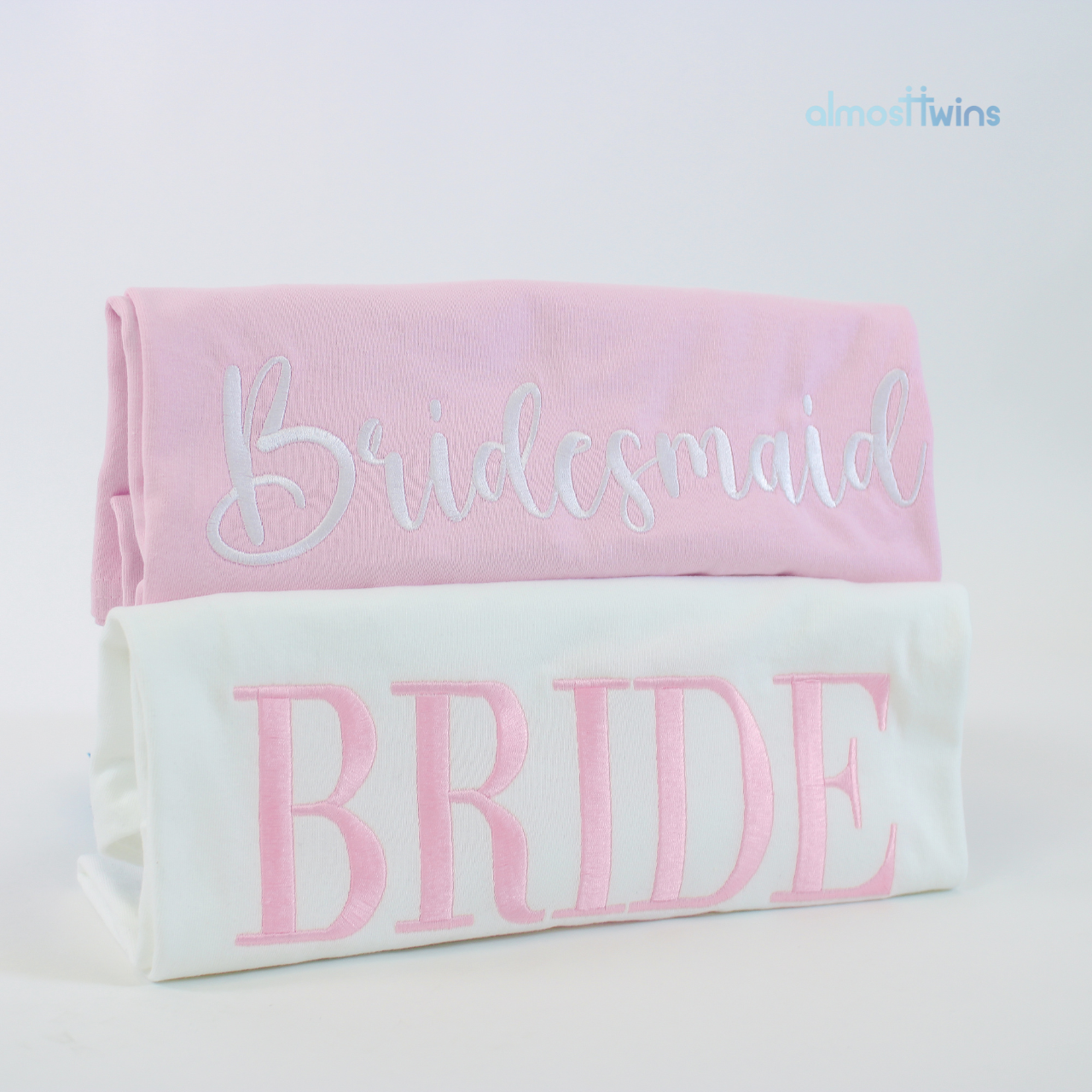 Bride and Bridesmaids Tshirt with Custom Sleeves