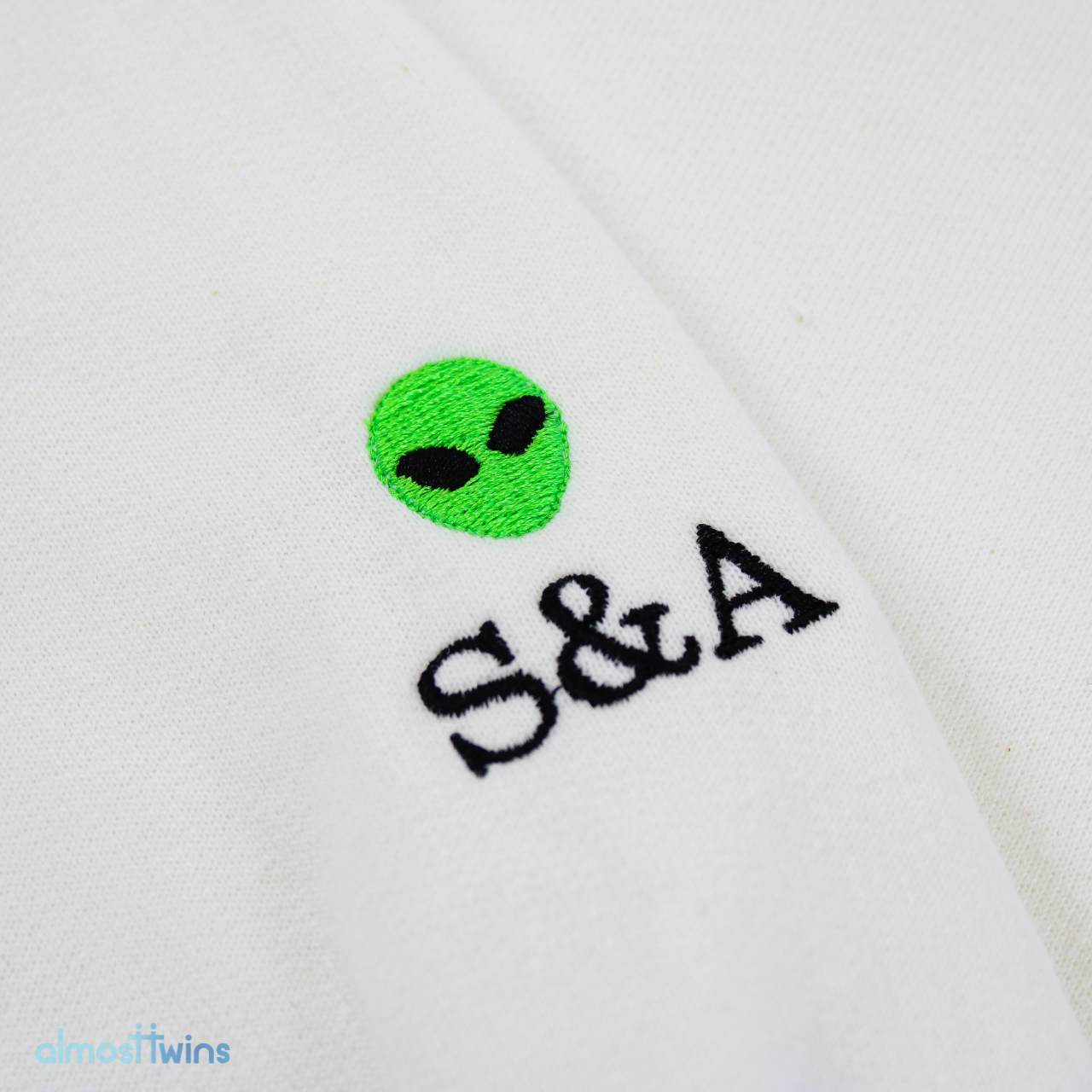 Custom coordinates Sweatshirt with special message on the sleeve