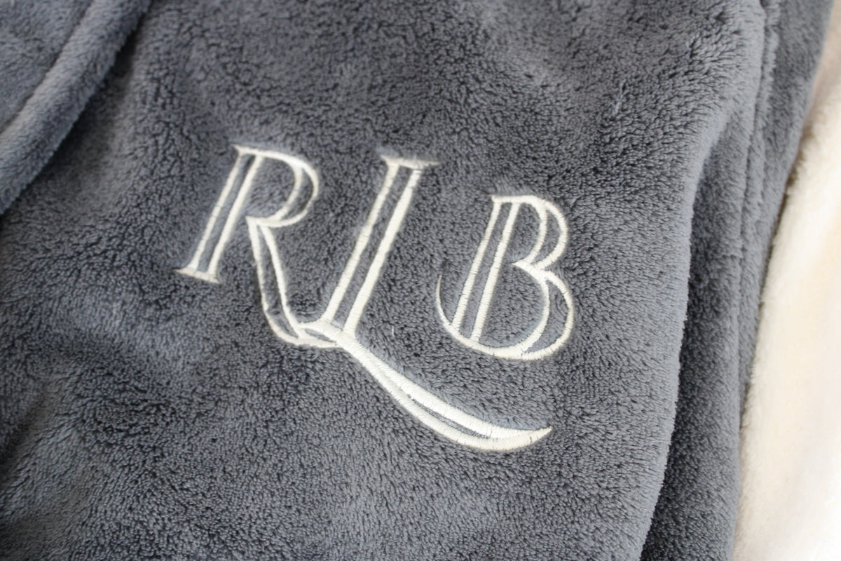 Monogramed Bath Robes - Personalized for couples