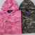 Custom roman numerals Camo Hoodies with initial and heart on the sleeve