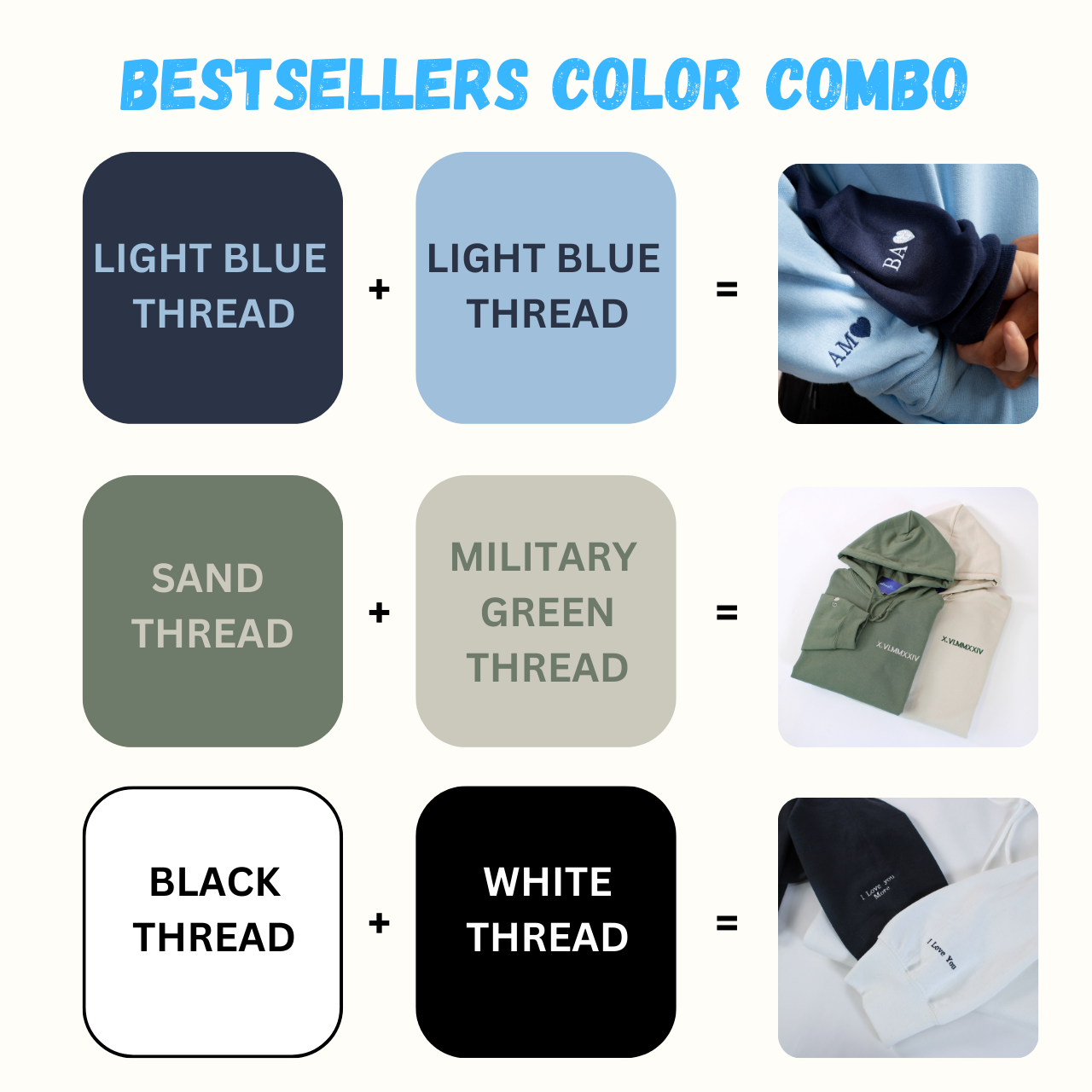 Custom roman numerals Hoodie with initial and heart on the sleeve for couples