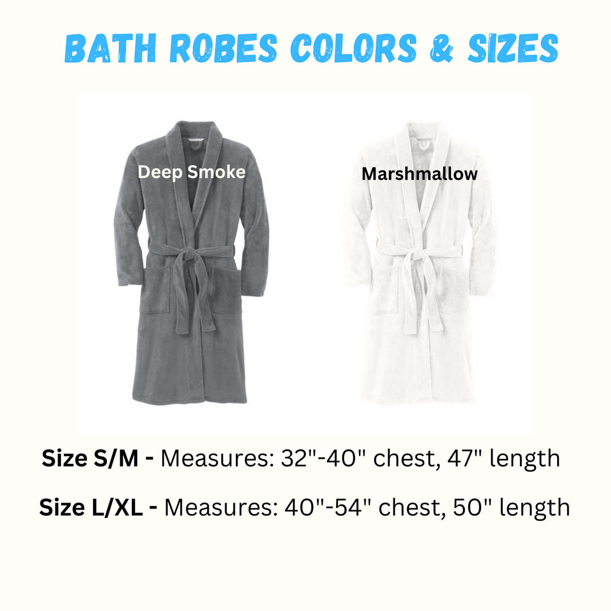 Monogramed Bath Robes - Personalized for couples